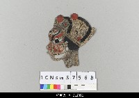 藏品(中國湖北皮影戲偶頭-淨)的圖片